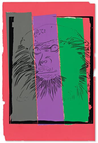 ANDY WARHOL (1928 - 1987) Douc Langur.                                                                                                           